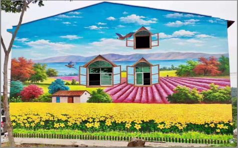 灵川乡村墙体彩绘